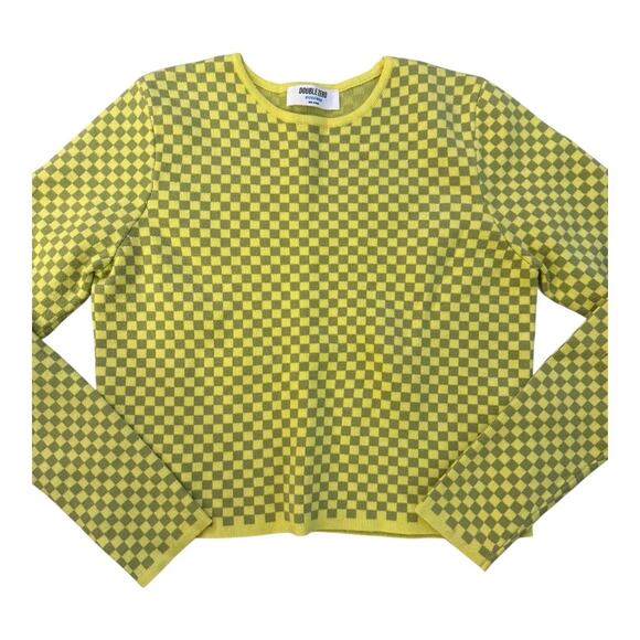 Double Zero checkered sweater size medium - Picture 1 of 1